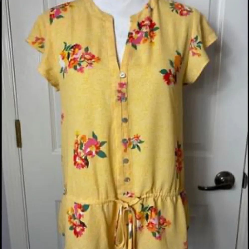 DR2 Women’s Floral Yellow Floral Top Small